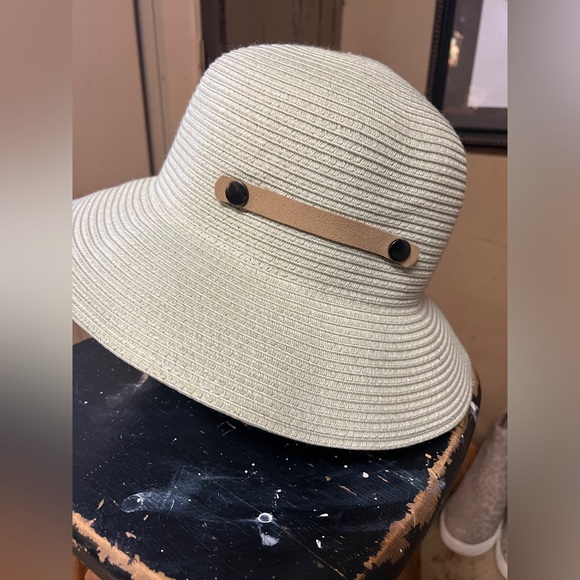 Sun'n'Sand Headwear Women's Sun Summer Beach Khaki Green Panama Hat - Picture 1 of 5